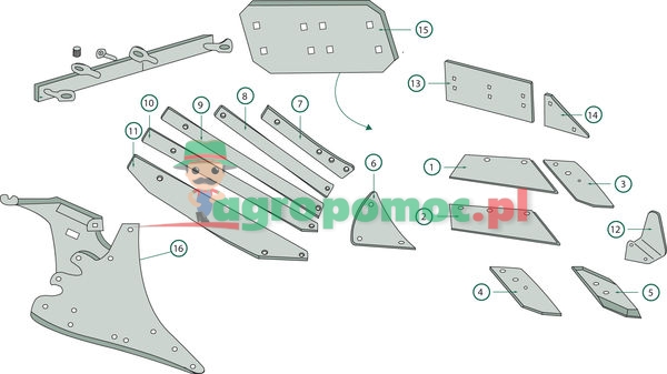 Listwa odkładnicy | 3444030 | zdjęcie nr 2